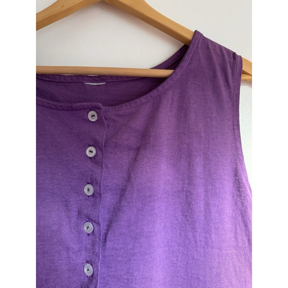 Vintage Purple Jumper Dress Maxi L Art To Wear Hand Painted People Of The World - Picture 14 of 16